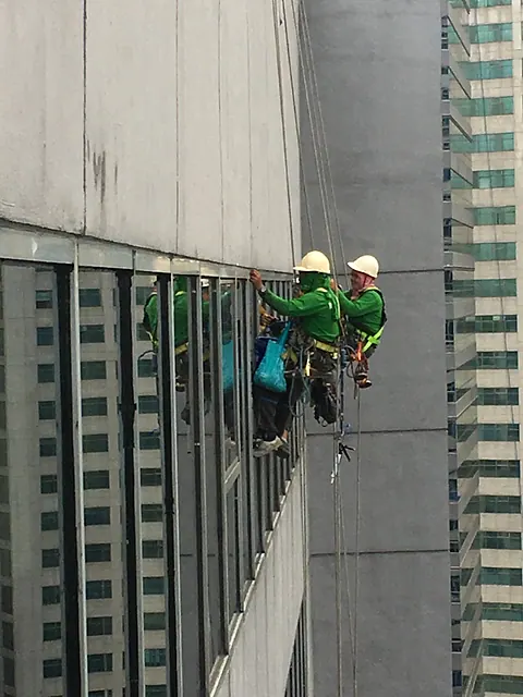 Glass and ACP Glazing (Sealant): URABES crew on site, photo 16 of 20