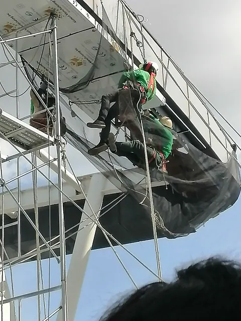 Special Exterior Works: URABES crew on site, photo 5 of 11