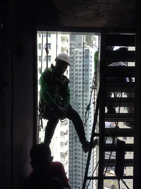 Special Exterior Works: URABES crew on site, photo 8 of 11