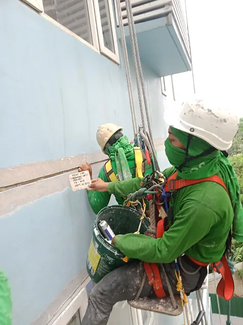 Waterproofing Works: URABES crew on site, photo 6 of 15