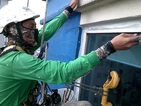 Waterproofing Works: URABES crew on site, photo 9 of 15