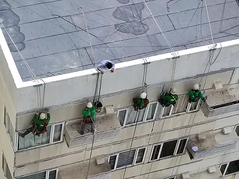 Waterproofing Works: URABES crew on site, photo 10 of 15